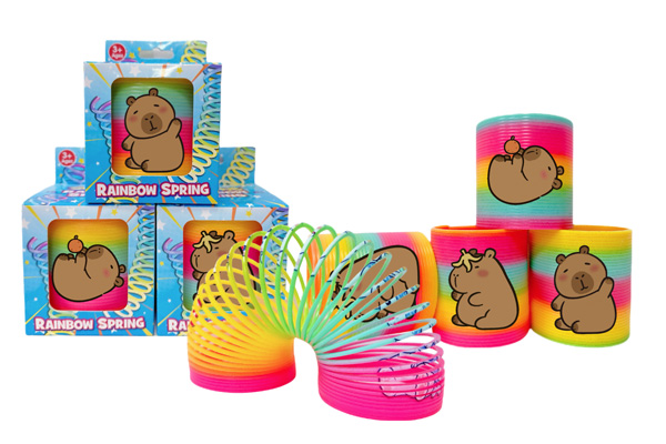 MAGIC RAINBOW SPRING (Capibara) Multicolorata 9x9cm – In Box Singolo…x180